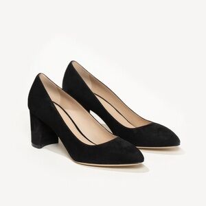Black M. Gemi Lustro 70mm Block Heels - 38.5
